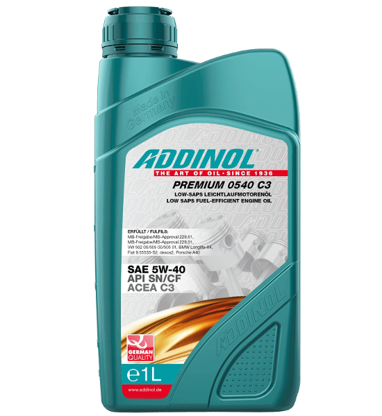 ADDINOL PREMIUM 0540 C3 1L PE-DOSE
