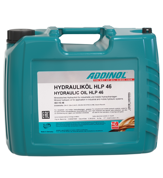 ADDINOL HYDRAULIKÖL HLP 46 20L KANISTER