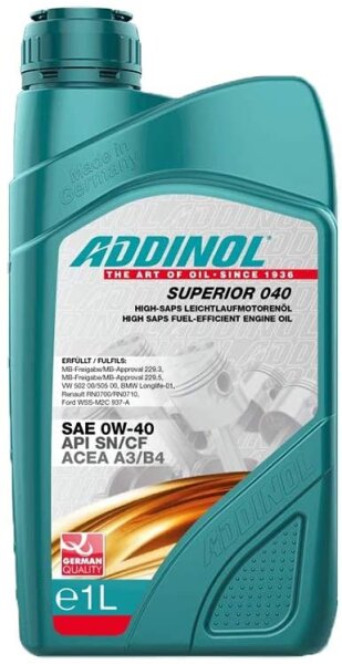 ADDINOL SUPERIOR 040 1l DOSE